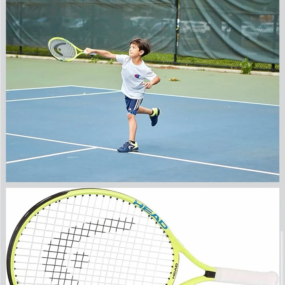 Head Kids Tennis Racquet - Yellow and Blue - Picture 2 of 3